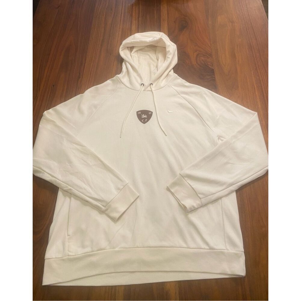 Nike x Travis Scott Men's White Dri-Fit Cactus Long Sleeve Pullover Hoodie Large